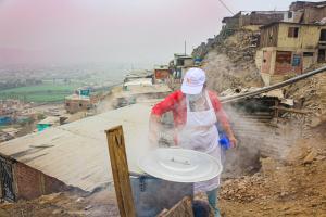 Olla común atendida por Socios En Salud