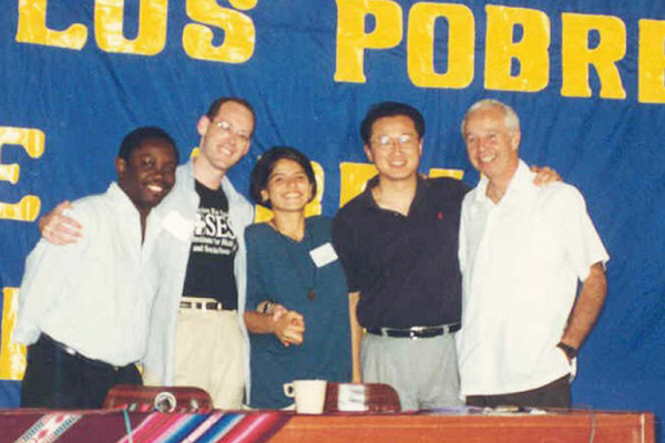 Paul Farmer, Jim Kim, y sus colegas se reúnen
