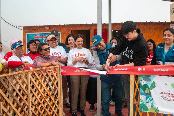 Inauguración Olla Común en Carabayllo_SES y LG