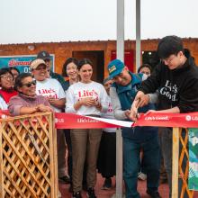 Inauguración Olla Común en Carabayllo_SES y LG