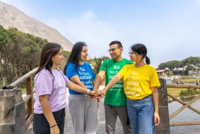 El equipo del Programa Salud Mental